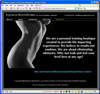 Screenshot of Equinox Bodyworks' homepage