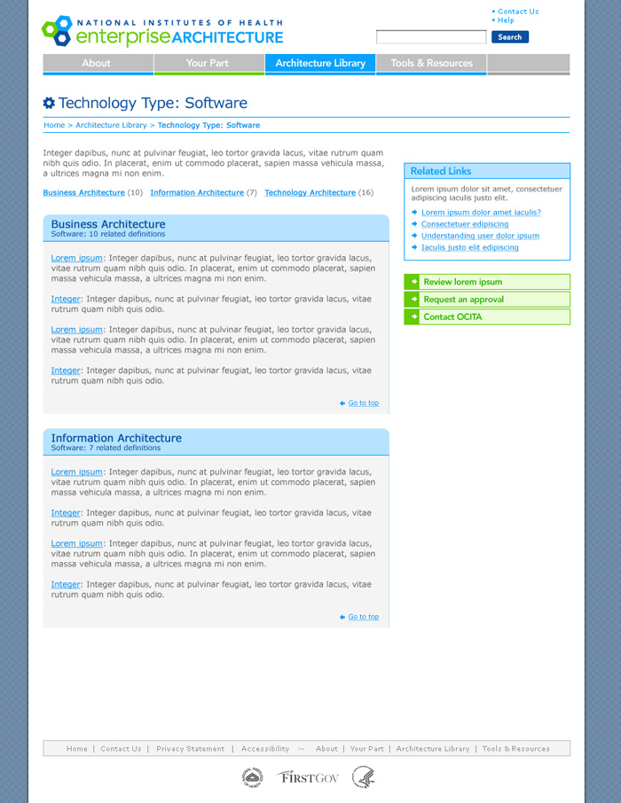 List visual comp
